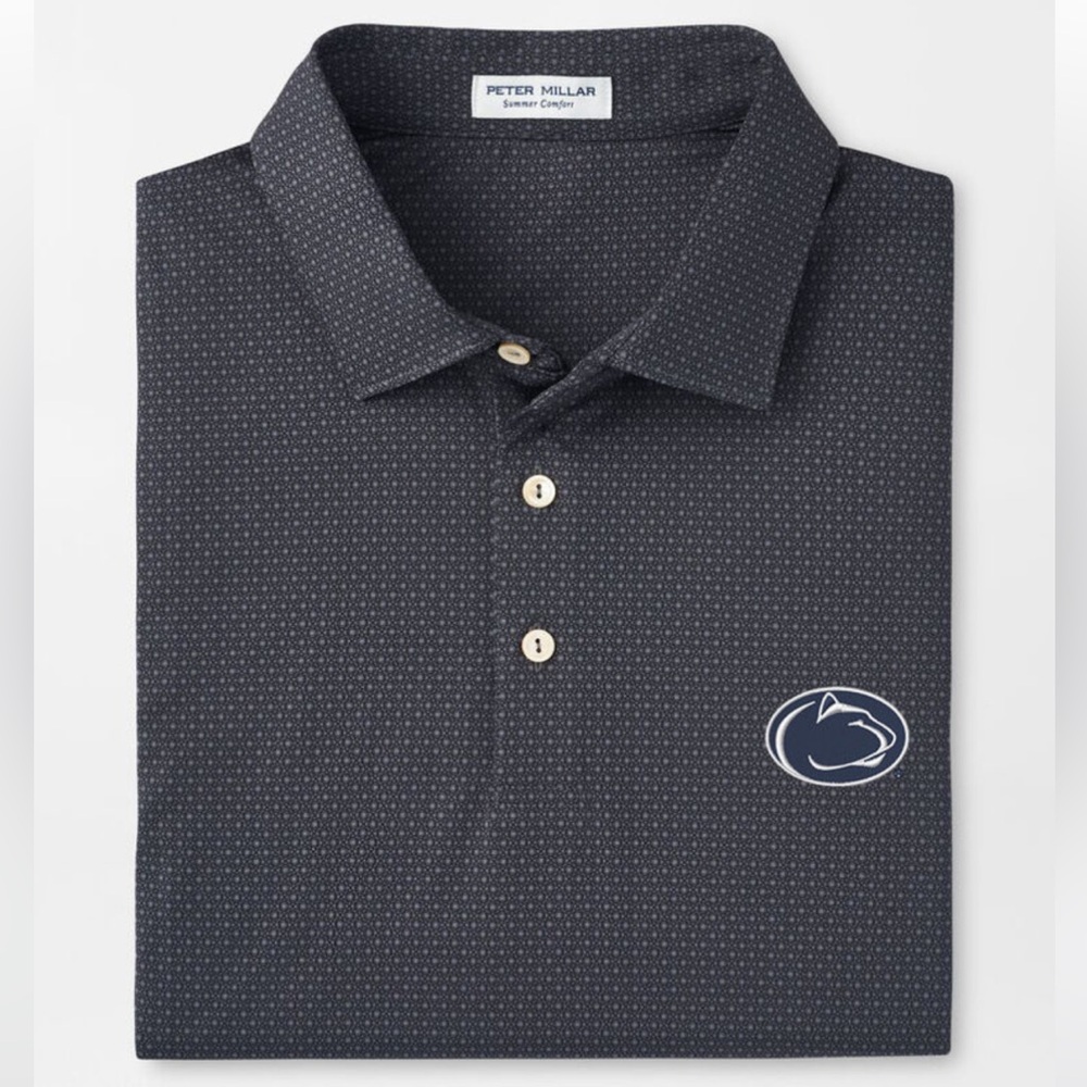 Peter Millar Penn State Tesseract Performance Jersey Polo